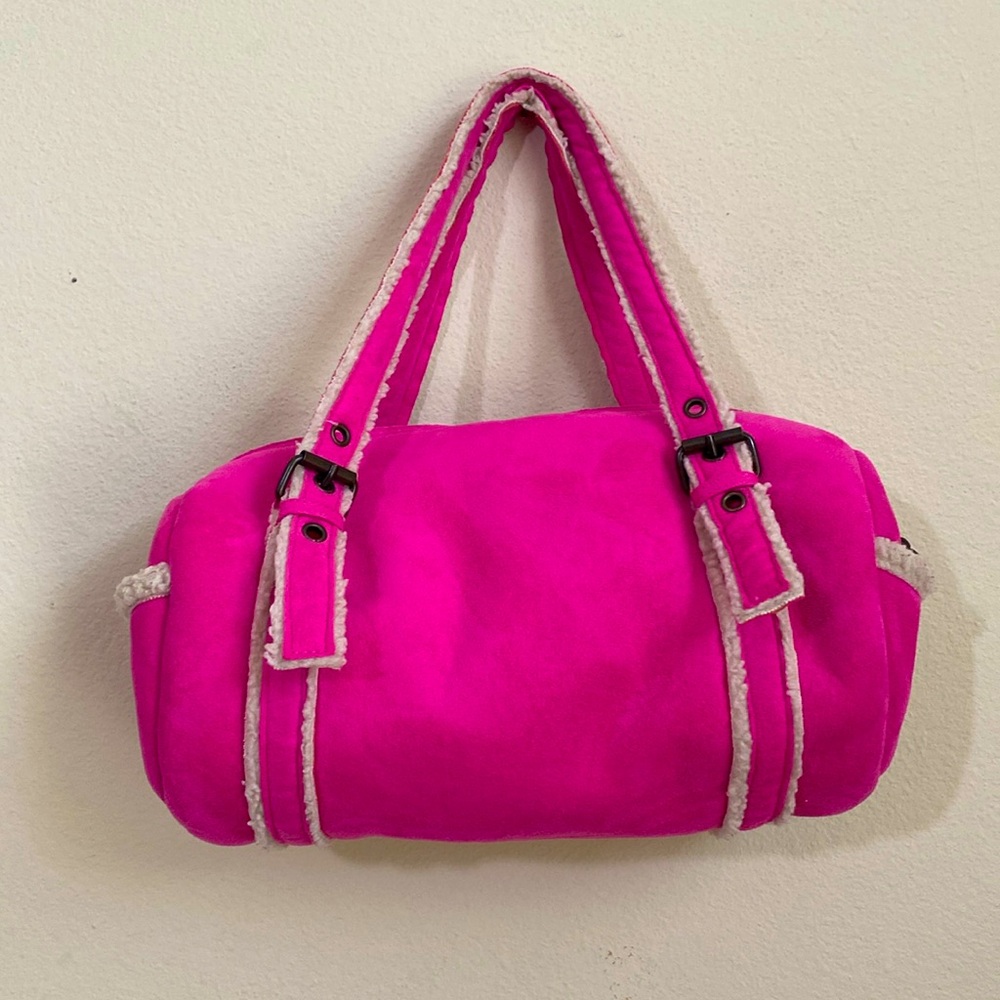 GAP Hot Pink Shearling Bag